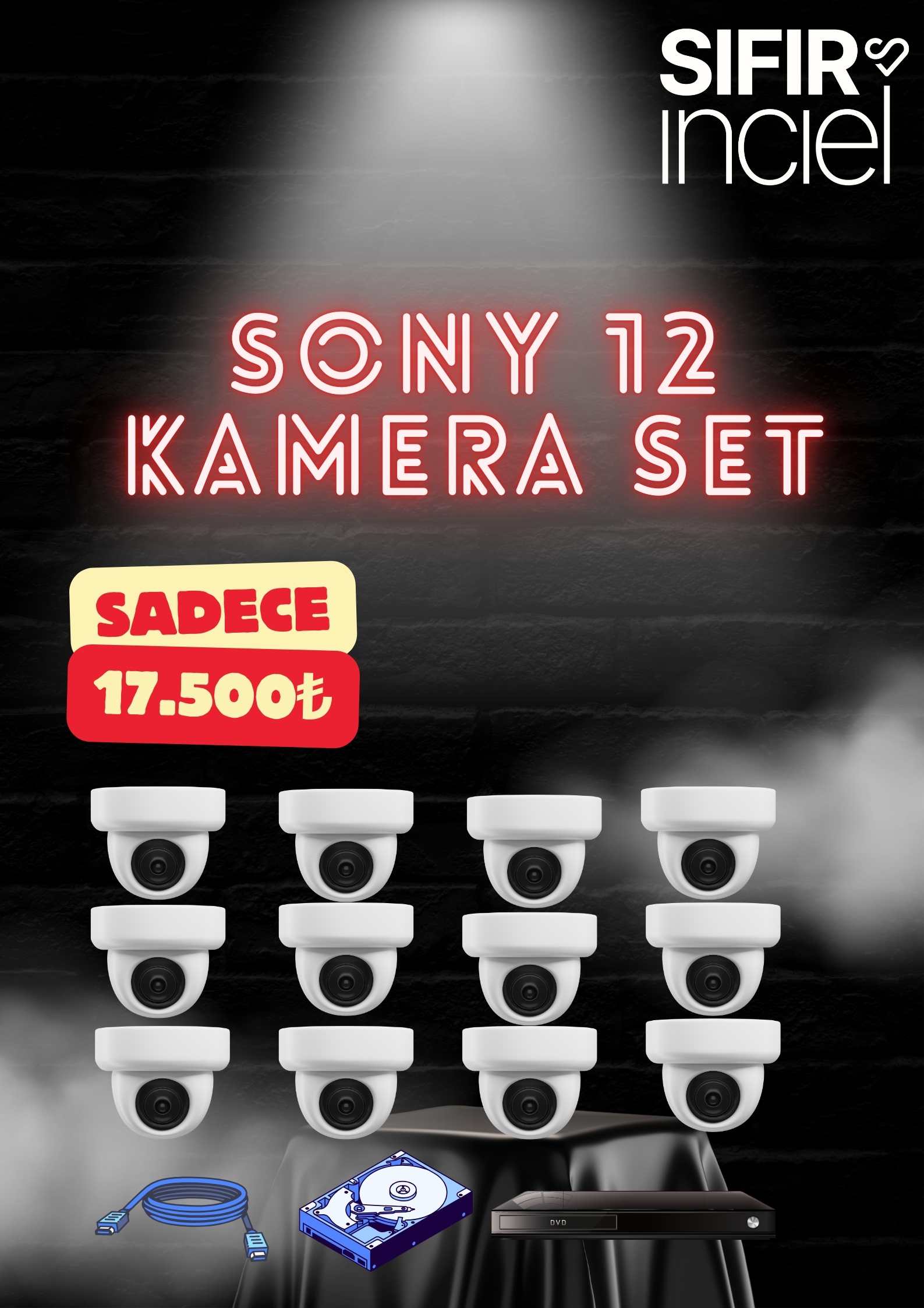 Sony 12  kamera SET